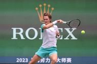 Sebastian Korda scored a second upset win over Francisco Cerundolo at the Shanghai Masters.